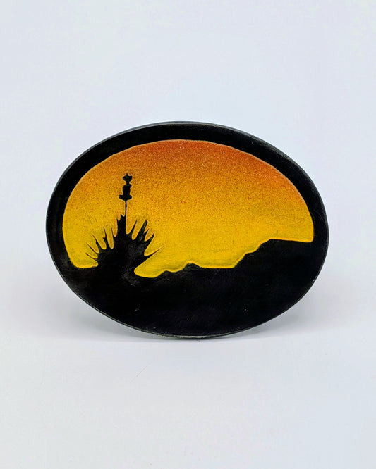 Yucca Sunset Belt Buckle